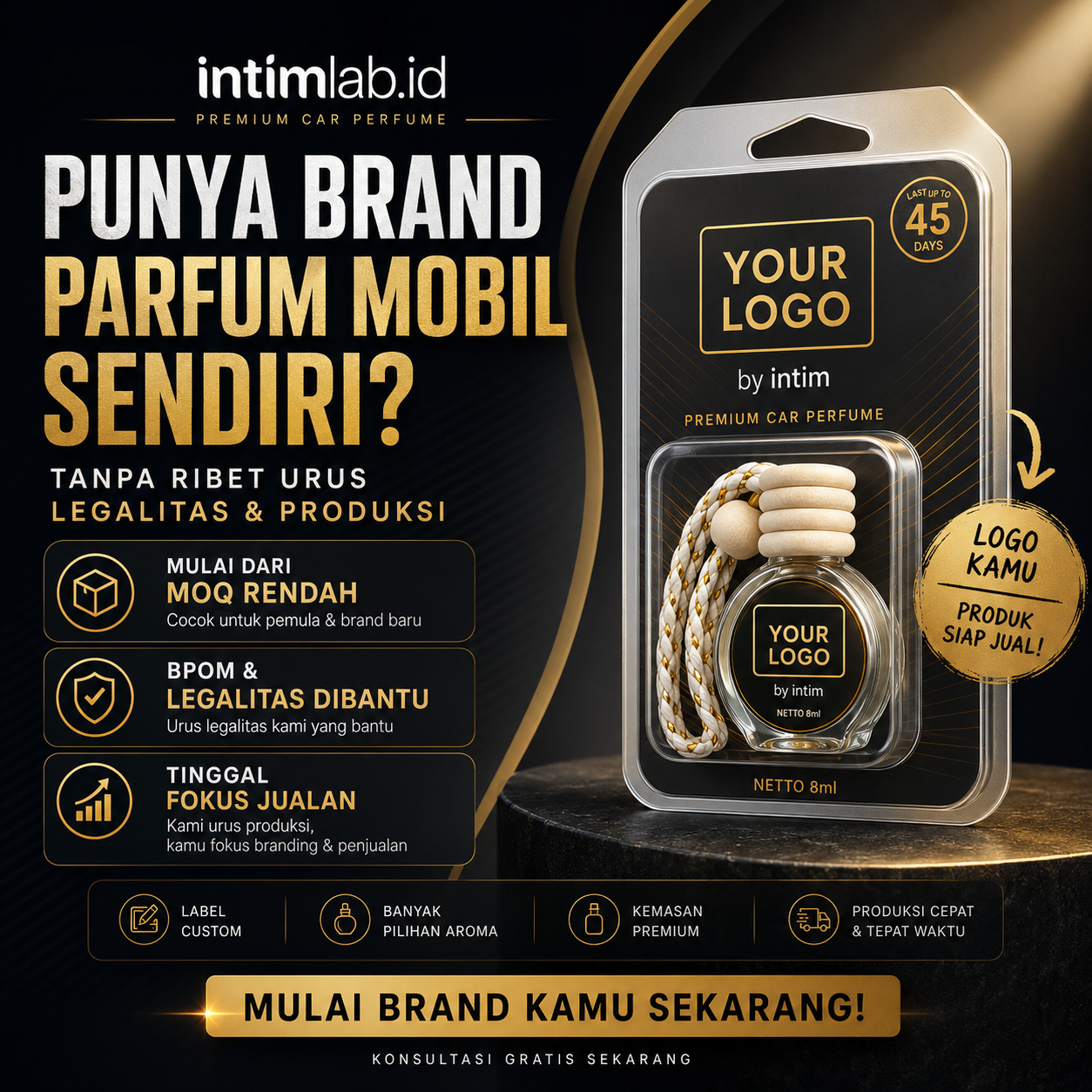 Punya Brand Parfum Mobil Tanpa Ribet !